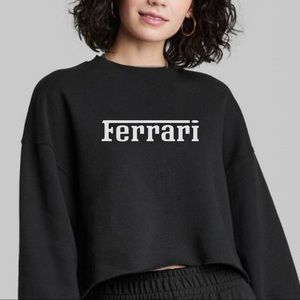 Cropped Ferrari Sweatshirt